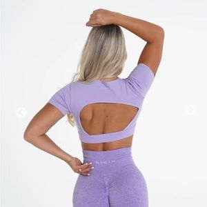 NVGTN purple open back size small